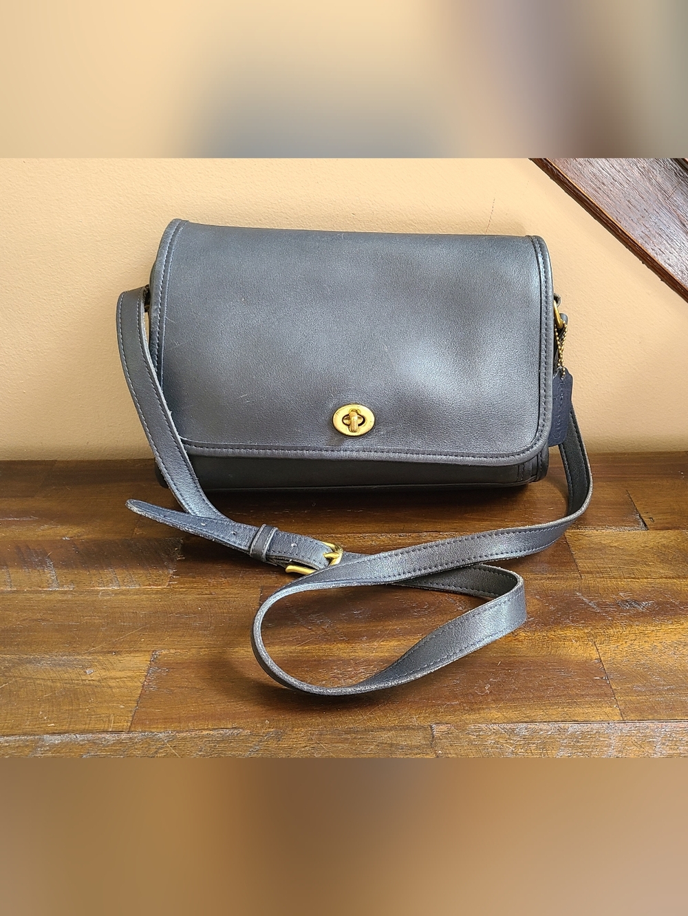 Vintage Coach Ridgefield Flap 9812 Blavy